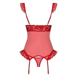 Obsessive Guêpière Rouge 863-COR-3 10 Obsessive Guêpière Rouge 863-COR-3 -Pas Cher SexToys Magasin obsessive guepiere rouge 863 cor 3 3