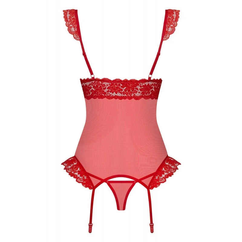 Obsessive Guêpière Rouge 863-COR-3 6 Obsessive Guêpière Rouge 863-COR-3 – Image 4