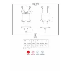 Obsessive Guêpière Rouge 863-COR-3 11 Obsessive Guêpière Rouge 863-COR-3 -Pas Cher SexToys Magasin obsessive guepiere rouge 863 cor 3 4