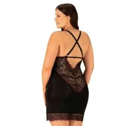 Obsessive Nuisette Vanessme Dentelle Florale Noire GT -Pas Cher SexToys Magasin obsessive nuisette vanessme dentelle noire gt 2