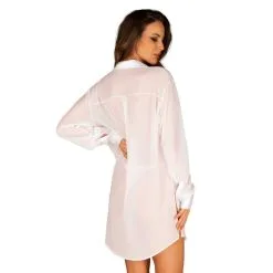Obsessive Chemise Stellya Maille Blanche 9 Obsessive Chemise Stellya Maille Blanche -Pas Cher SexToys Magasin obsessive stellya chemise transparente maille blanche 2