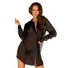 Obsessive Chemise Stellya Maille Noire -Pas Cher SexToys Magasin obsessive stellya chemise transparente maille noire