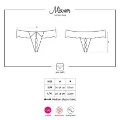 Obsessive String Ouvert Miamor 11 Obsessive String Ouvert Miamor -Pas Cher SexToys Magasin obsessive string ouvert miamor 4