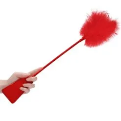 Ouch! Cravache Et Plumeau Rouge 7 Ouch! Cravache Et Plumeau Rouge -Pas Cher SexToys Magasin ouch cravache et plumeau rouge 2