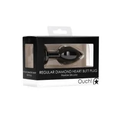 Ouch! Plug Anal Regular Diamond Heart 13 Ouch! Plug Anal Regular Diamond Heart -Pas Cher SexToys Magasin ouch diamond heart butt plug regular 5