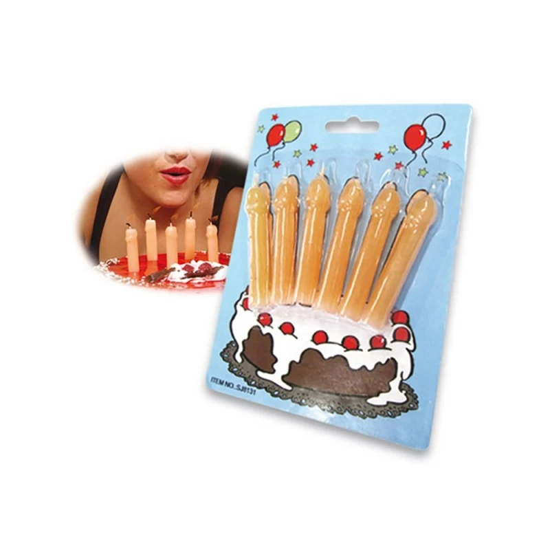 Ozze Bougies Pénis X6 3 Ozze Bougies Pénis X6