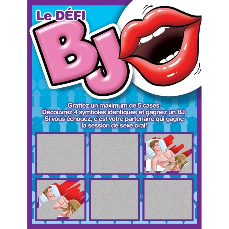Ozze Carte à Gratter Le Défi BJ 3 Ozze Carte à Gratter Le Défi BJ