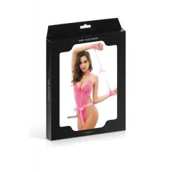 PARIS HOLLYWOOD Body & Menottes En Dentelle Rose -Pas Cher SexToys Magasin paris hollywood body menottes en dentelle rose 2