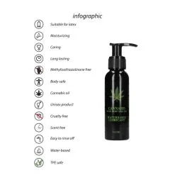 Pharmquests Lubrifiant Eau Cannabis Graines De Chanvre 100 Ml -Pas Cher SexToys Magasin pharmquests cannabis lubrifiant eau 100 ml 3
