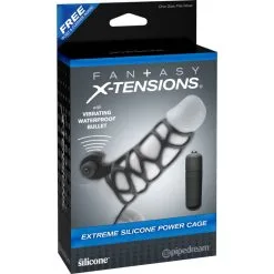 Pipedream Manchon Vibrant Extreme Silicone Power Cage -Pas Cher SexToys Magasin pipedream fantasy x tensions extreme silicone power cage 2