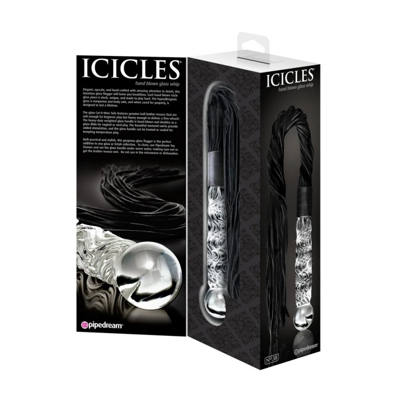 Pipedream Martinet Et Dildo En Verre Icicles N°38 6 Pipedream Martinet Et Dildo En Verre Icicles N°38 – Image 4