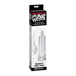 Pipedream Pompe à Pénis Pump Worx Beginner's Power Pump Blanc -Pas Cher SexToys Magasin pipedream pump worx beginners power pump white 4