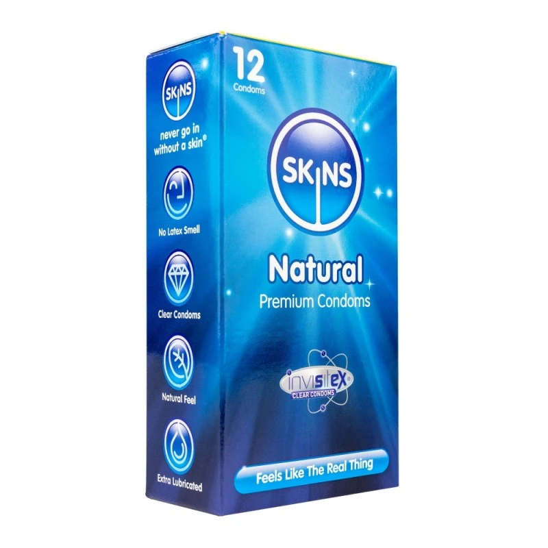 Préservatifs Skins Naturels Boîte De 12 3 Préservatifs Skins Naturels Boîte De 12