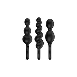Kit 3 Satisfyer Plugs Anal Booty Call Noir 11 Kit 3 Satisfyer Plugs Anal Booty Call Noir -Pas Cher SexToys Magasin satisfyer booty call black 3