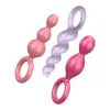 Kit 3 Satisfyer Plugs Anal Booty Call Colored -Pas Cher SexToys Magasin satisfyer booty call colored