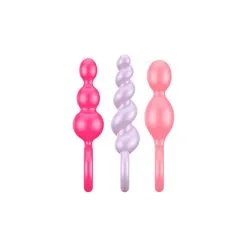 Kit 3 Satisfyer Plugs Anal Booty Call Colored -Pas Cher SexToys Magasin satisfyer booty call colored 3