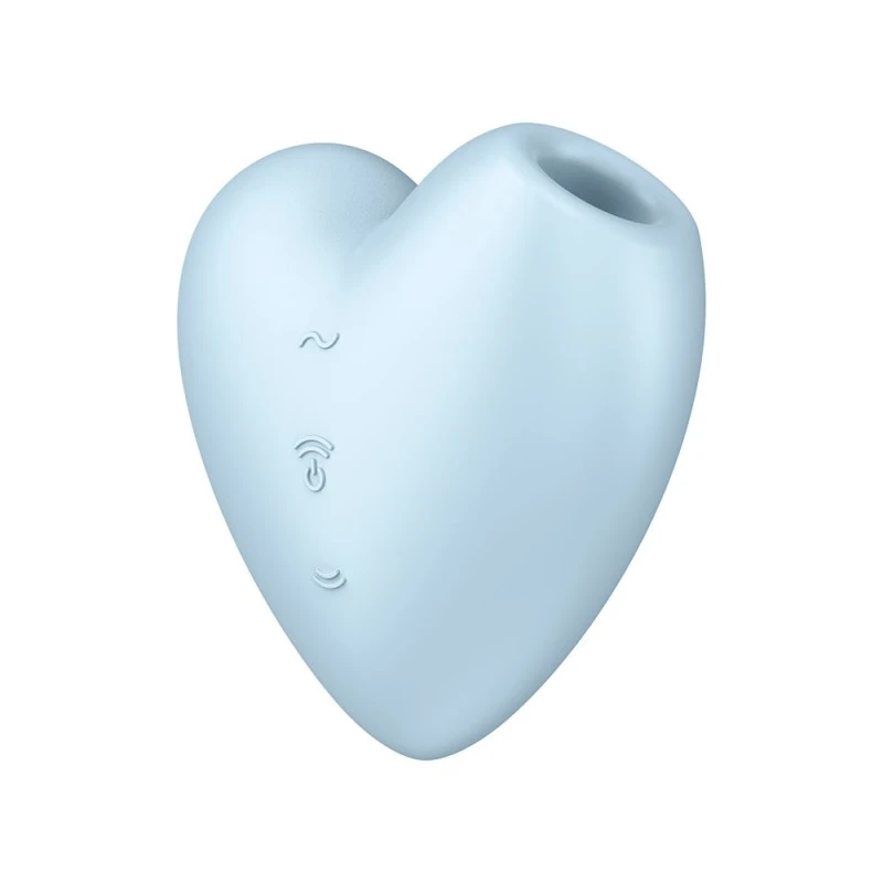 Satisfyer Cutie Heart Bleu Aspirateur Clitoridien 3 Satisfyer Cutie Heart Bleu Aspirateur Clitoridien