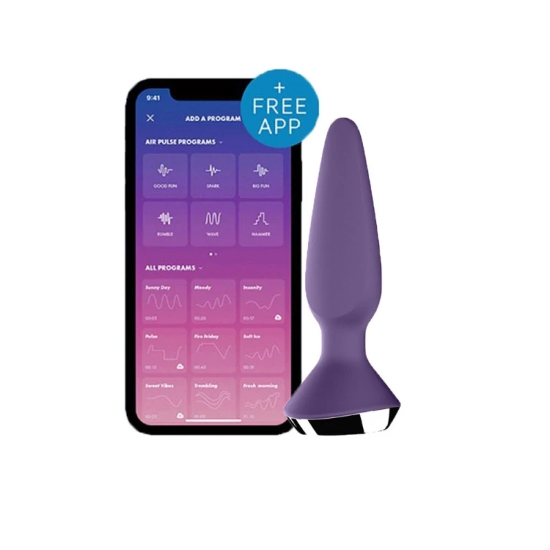 Satisfyer Plugs Satisfyer Plug-ilicious 1 Violet Plug Anal Vibrant Connecté 3 Satisfyer Plugs Satisfyer Plug-ilicious 1 Violet Plug Anal Vibrant Connecté