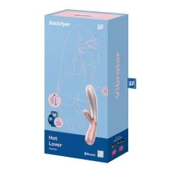 Satisfyer Hot Lover Vibromasseur Rabbit Chauffant Connecté Rose 13 Satisfyer Hot Lover Vibromasseur Rabbit Chauffant Connecté Rose -Pas Cher SexToys Magasin satisfyer vibromasseur rabbit hot lover rose 5