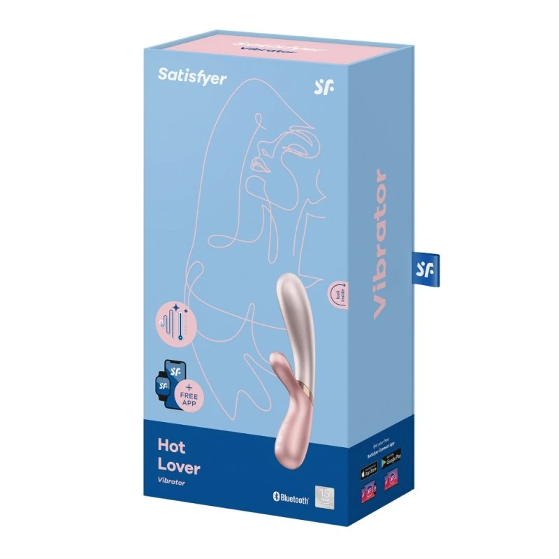 Satisfyer Hot Lover Vibromasseur Rabbit Chauffant Connecté Rose 8 Satisfyer Hot Lover Vibromasseur Rabbit Chauffant Connecté Rose – Image 6