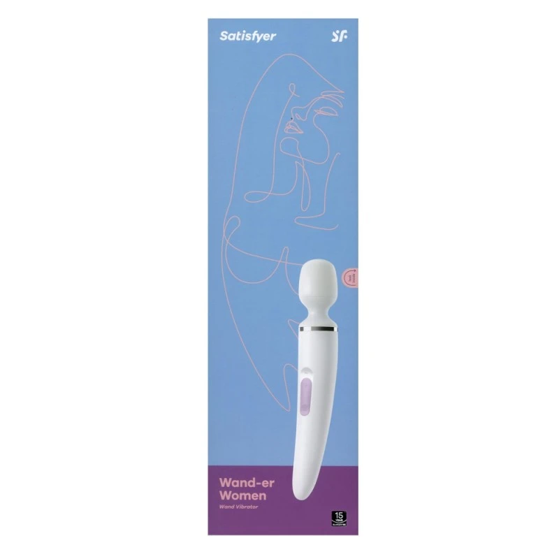 Vibromasseur Wand Satisfyer Wand-er Women Blanc 8 Vibromasseur Wand Satisfyer Wand-er Women Blanc – Image 6