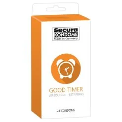 Secura Kondome Préservatifs Retardants Good Timer Boîte De 24