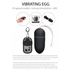 Shots Toys Oeuf Vibrant Télécommandé Vibrating Egg Large Noir 12 Shots Toys Oeuf Vibrant Télécommandé Vibrating Egg Large Noir -Pas Cher SexToys Magasin shots toys vibrating egg large noir 4