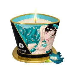 Shunga Chandelle à Massage Fleurs Des Îles