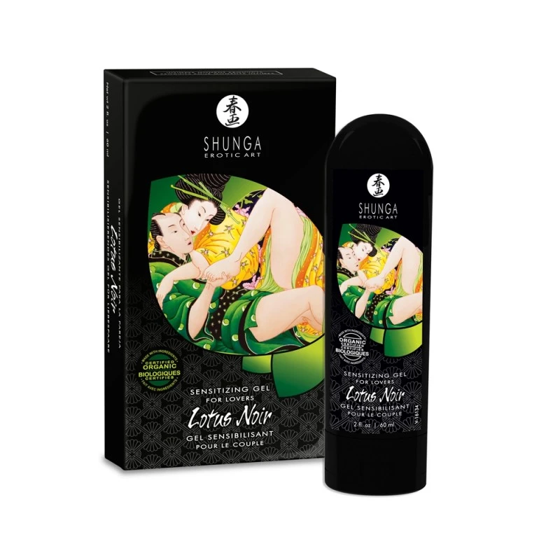 Shunga Gel Sensibilisant Pour Couple Lotus Noir 3 Shunga Gel Sensibilisant Pour Couple Lotus Noir