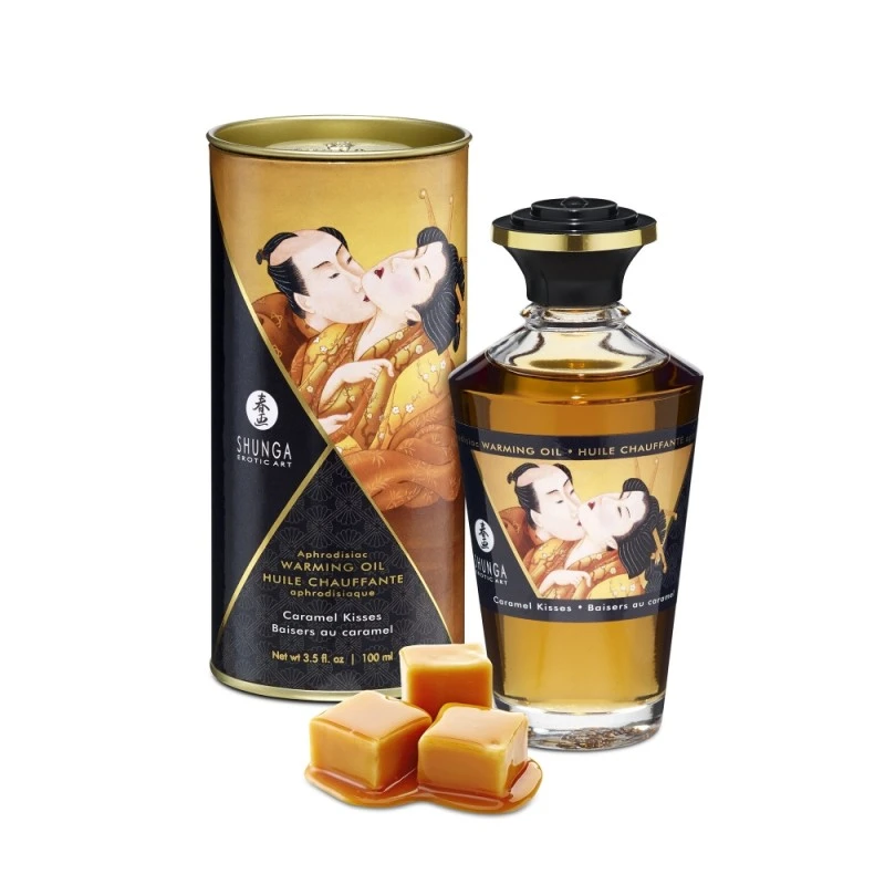 Shunga Huile Chauffante Aphrodisiaque Caramel 3 Shunga Huile Chauffante Aphrodisiaque Caramel