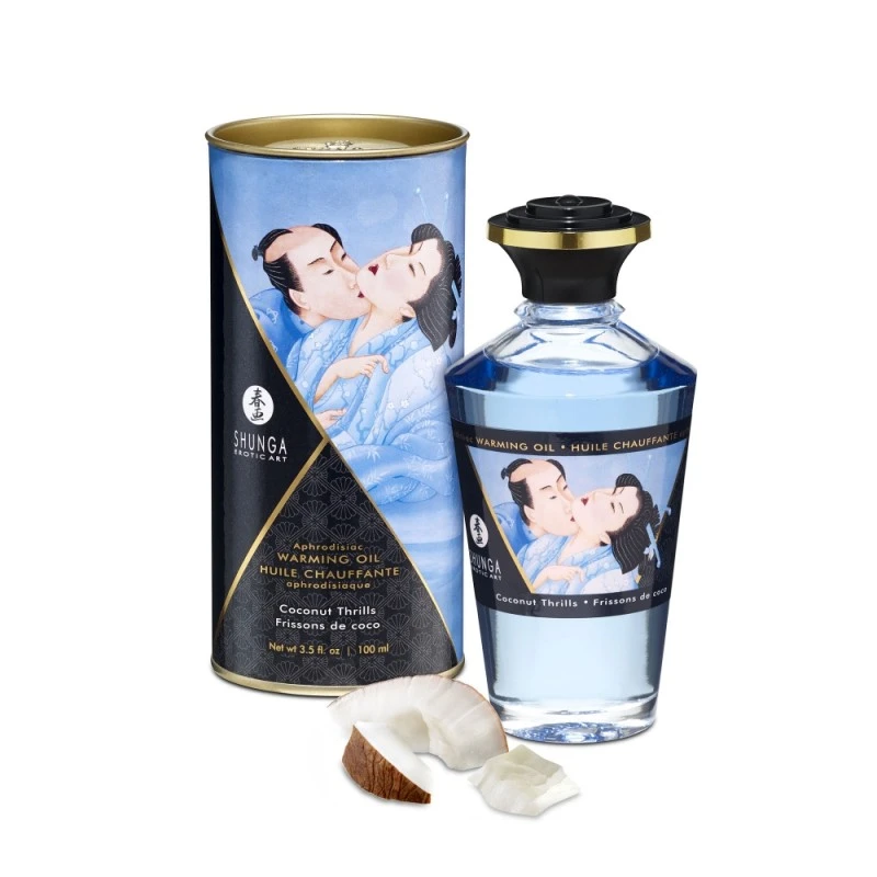 Shunga Huile Chauffante Aphrodisiaque Noix De Coco 3 Shunga Huile Chauffante Aphrodisiaque Noix De Coco