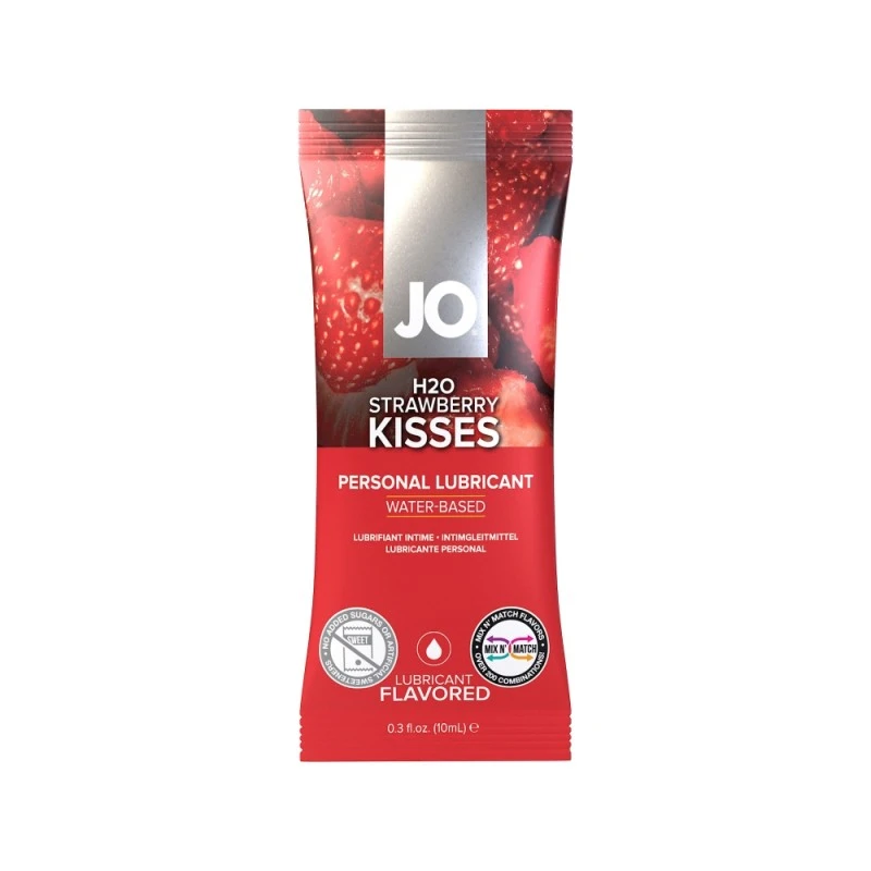 System Jo Lubrifiant Eau H2O Strawberry Kisses 10 Ml 3 System Jo Lubrifiant Eau H2O Strawberry Kisses 10 Ml