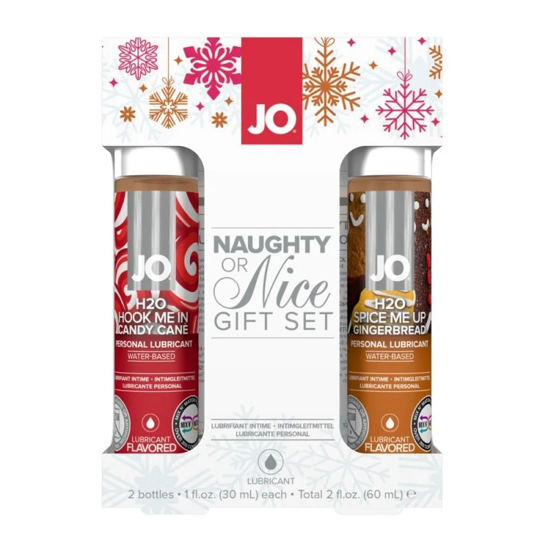 System Jo Pack 2 Lubrifiants Eau H2O Naughty Or Nice 3 System Jo Pack 2 Lubrifiants Eau H2O Naughty Or Nice
