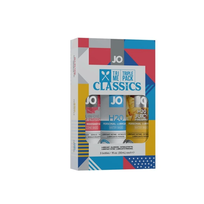 System Jo Pack De 3 Lubrifiants H2O Classics TRI ME 2 System Jo Pack De 3 Lubrifiants H2O Classics TRI ME