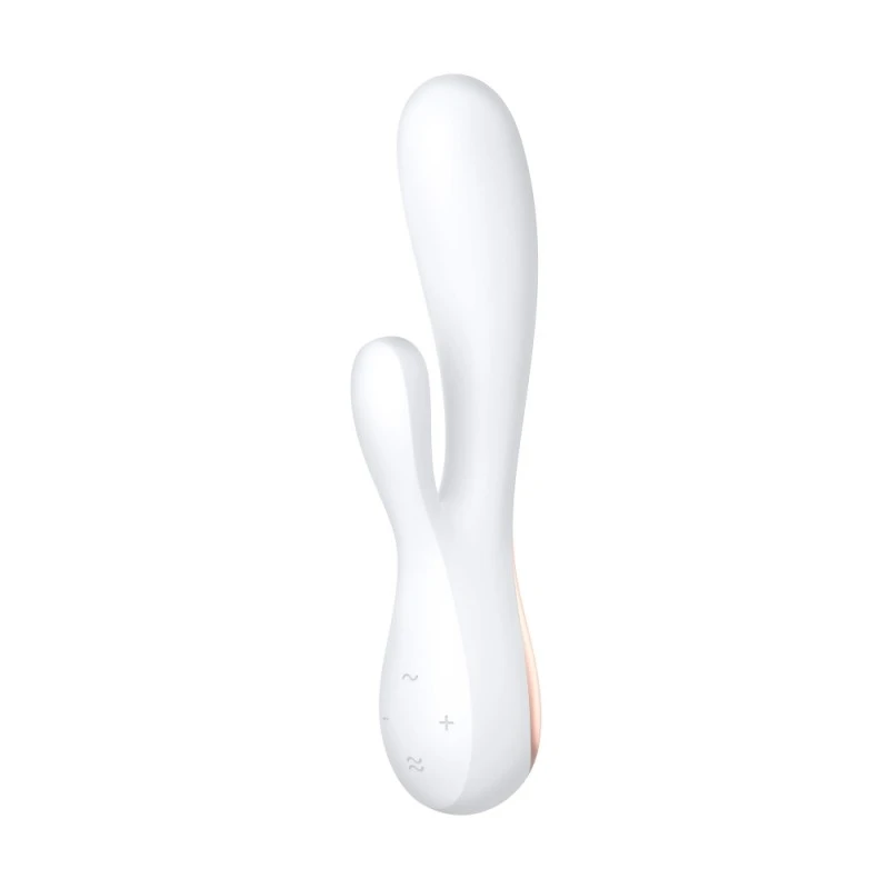 Mono Flex Blanc Satisfyer Vibromasseur Rabbit Connecté 4 Mono Flex Blanc Satisfyer Vibromasseur Rabbit Connecté – Image 2