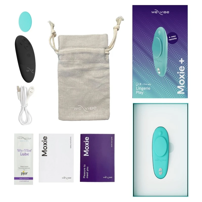 We-Vibe Moxie+ Bleu Culotte Vibrante Connectée 8 We-Vibe Moxie+ Bleu Culotte Vibrante Connectée – Image 6