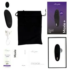 We-Vibe Moxie+ Noir Culotte Vibrante Connectée -Pas Cher SexToys Magasin we vibe moxie plus culotte vibrante noir 5