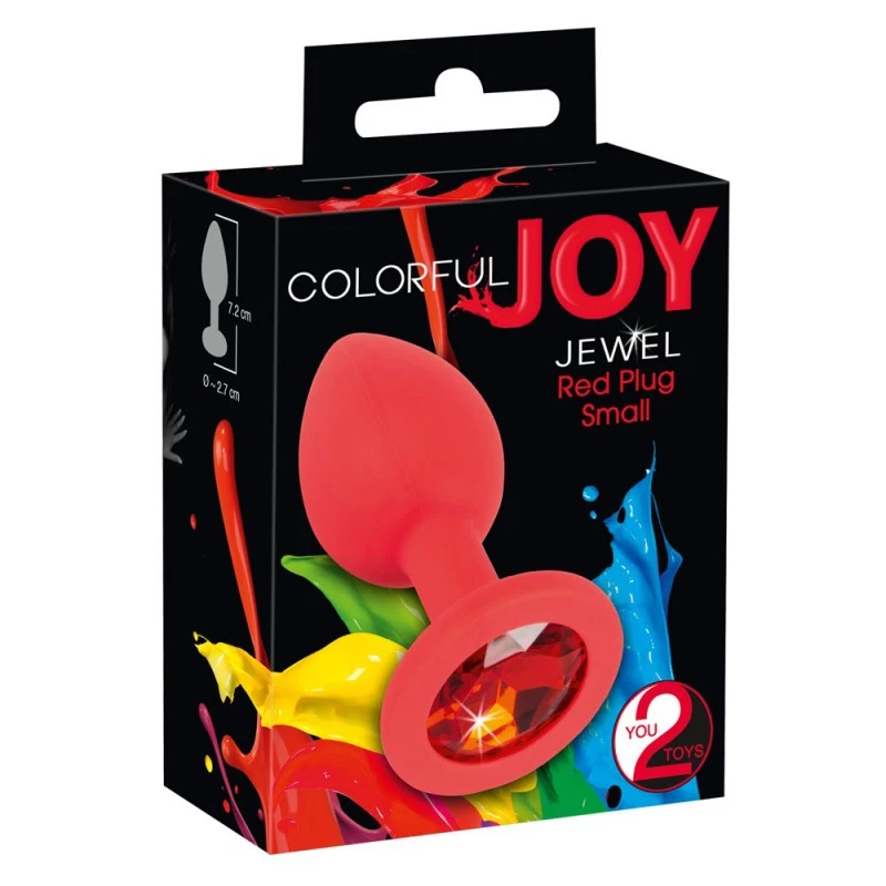 You 2 Toys Plug Anal Bijou Rouge Small ColorfulJOY 7 You 2 Toys Plug Anal Bijou Rouge Small ColorfulJOY – Image 5