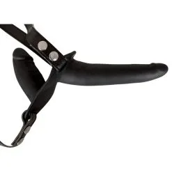 You 2 Toys Double Gode Ceinture Black Silicone